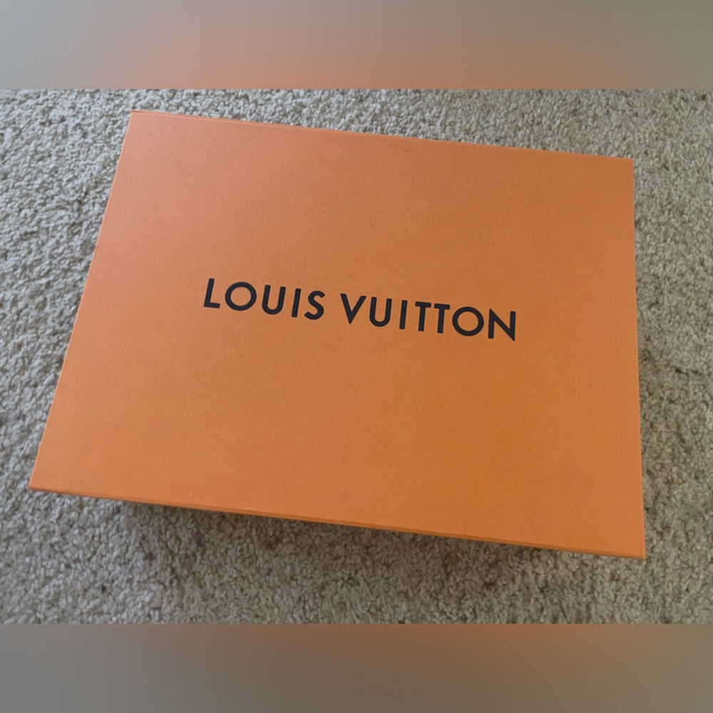 louis vuitton empty box and bag